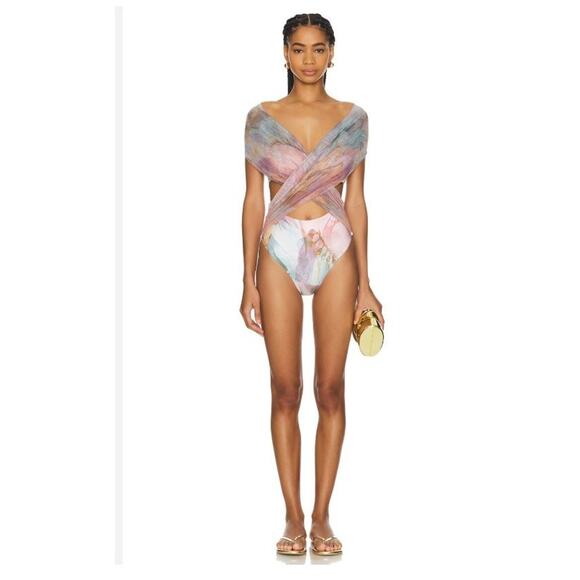 ANDREA IYAMAH Sz S Small Ando 1pc Swimsuit Convertible Tie Scarf NWT - Picture 11 of 16